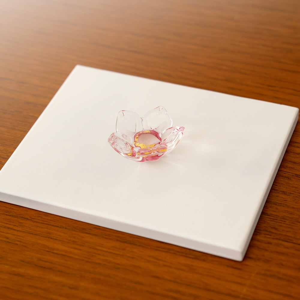 雛人形 ichi glass 桜雛 ガラスの雛人形