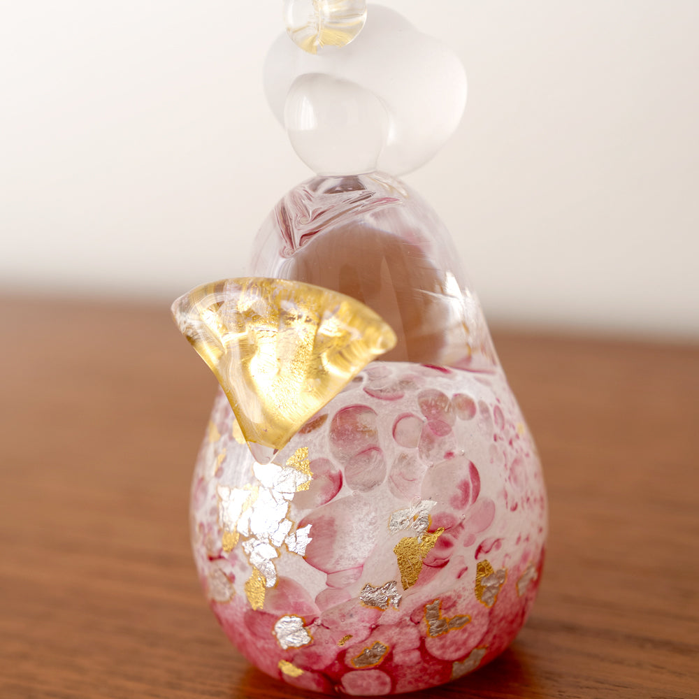 雛人形 ichi glass 桜雛 ガラスの雛人形