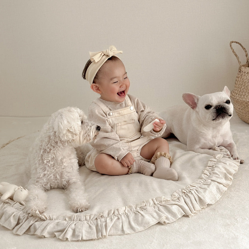 NATURAL MAISON(ナチュラルメゾン)|ティングルマット 愛犬も猫ものんびりするラッフルプレイマット