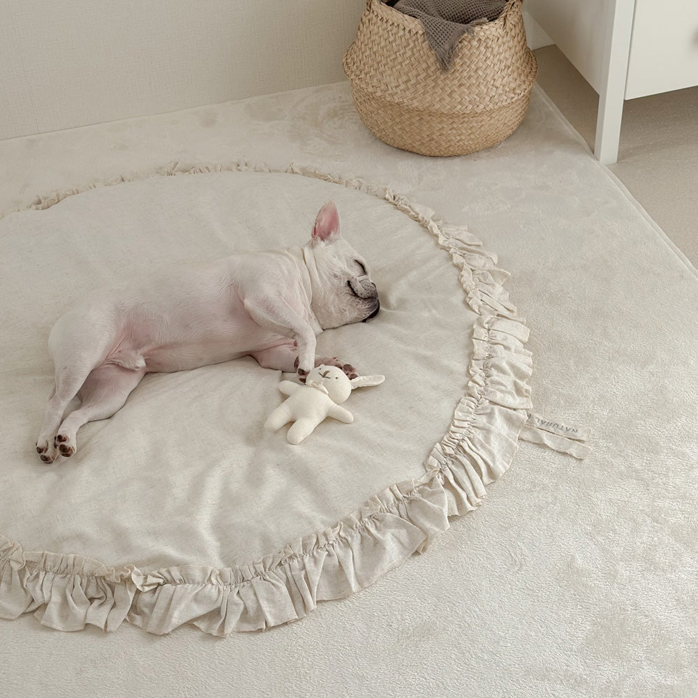 NATURAL MAISON(ナチュラルメゾン)|ティングルマット 愛犬も猫ものんびりするラッフルプレイマット