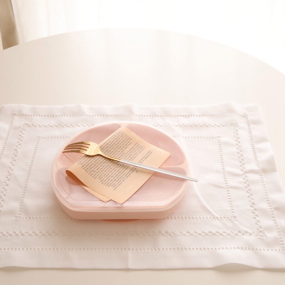 kawaii&born|ギフトにもおすすめ・お食事3点セット(吸盤付きプレート・ビブ・スプーン&フォーク)