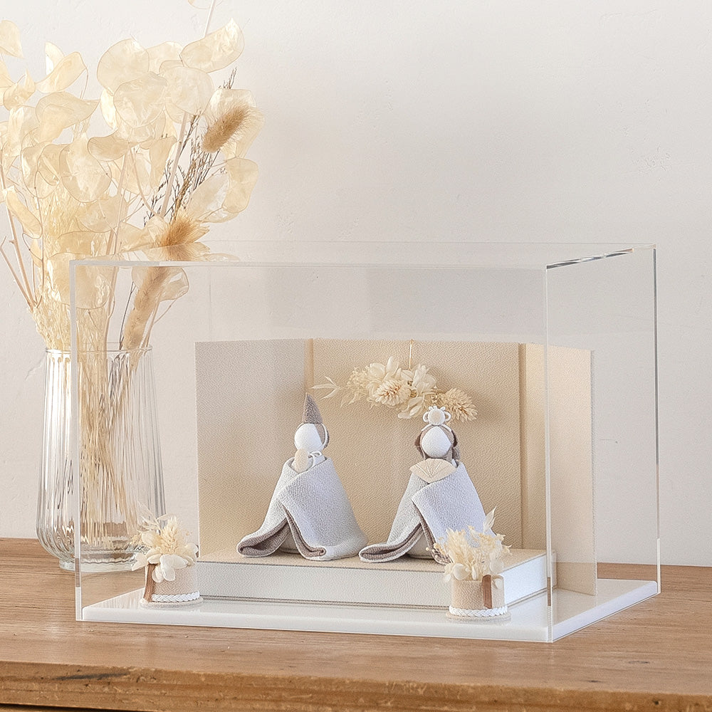 雛人形 美奏 あわいろ こはく -心珀- cuna select限定 雛揃 淡色