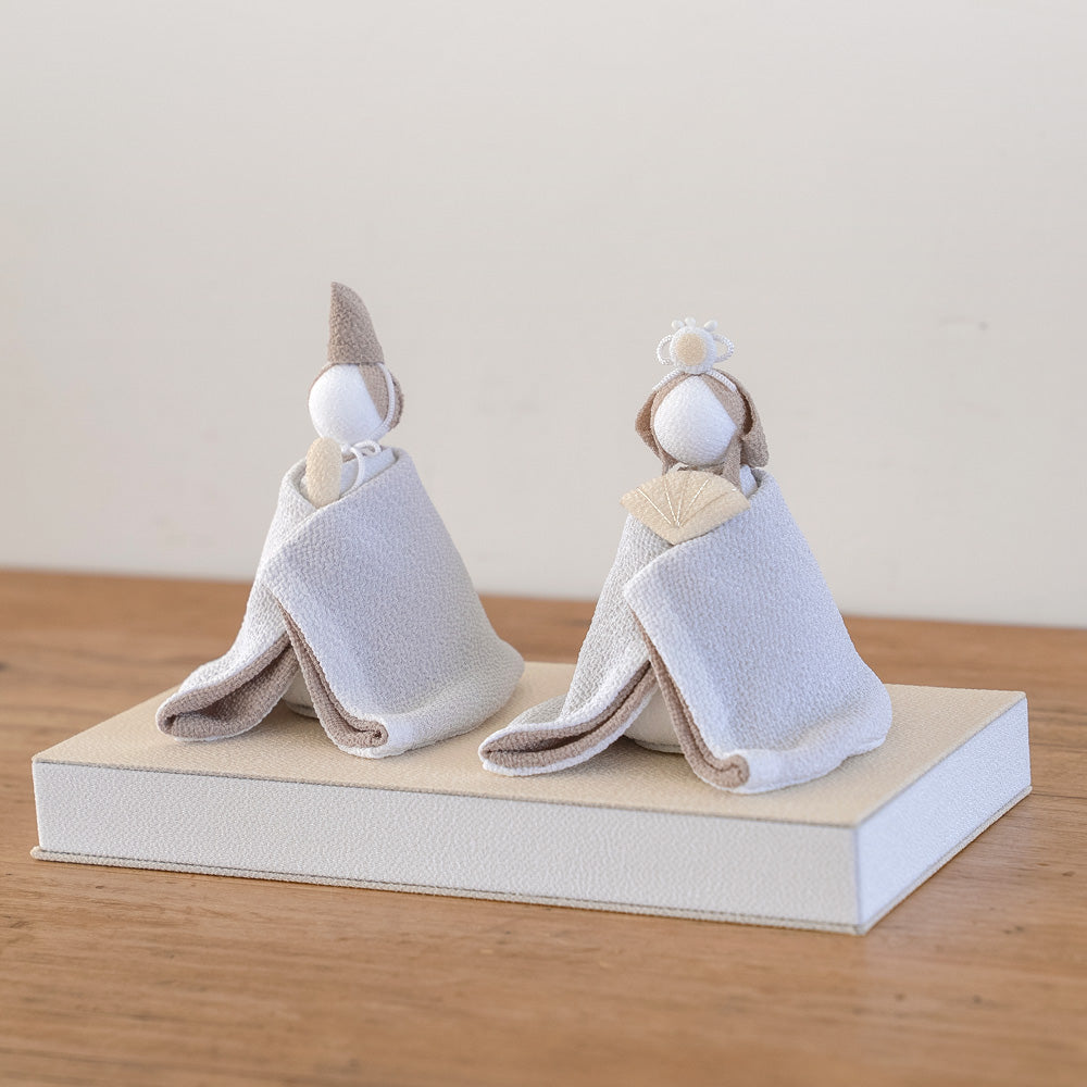 雛人形 美奏 あわいろ こはく -心珀- cuna select限定 雛揃 淡色