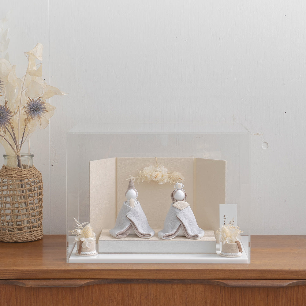 雛人形 美奏 あわいろ こはく -心珀- cuna select限定 雛揃 淡色