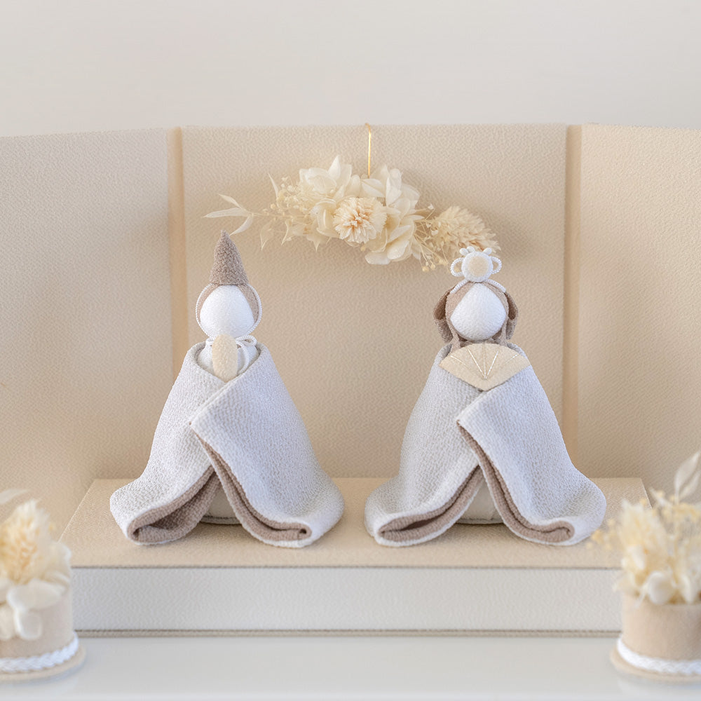 雛人形 美奏 あわいろ こはく -心珀- cuna select限定 雛揃 淡色