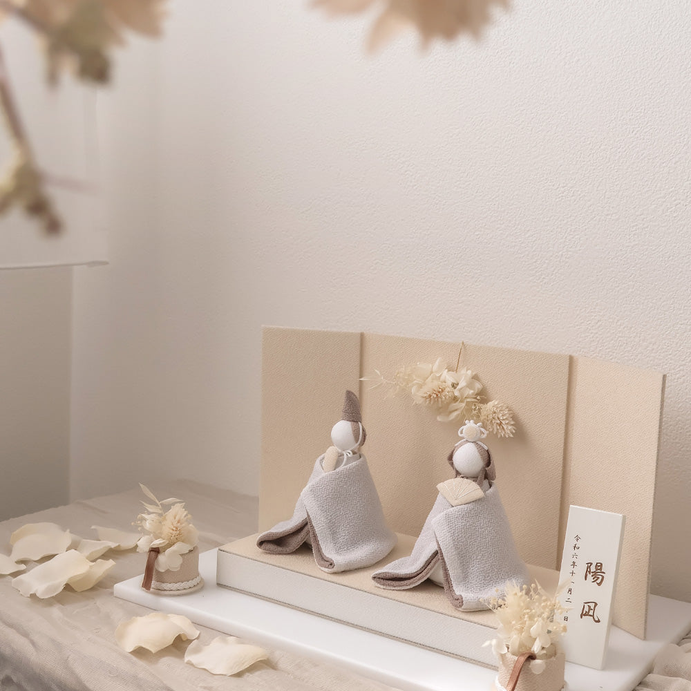 雛人形 美奏 あわいろ こはく -心珀- cuna select限定 雛揃 淡色