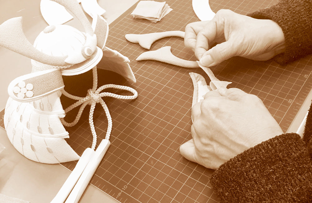 五月人形・兜飾り 美奏 あわいろ かすみ (霞澄) cuna select限定