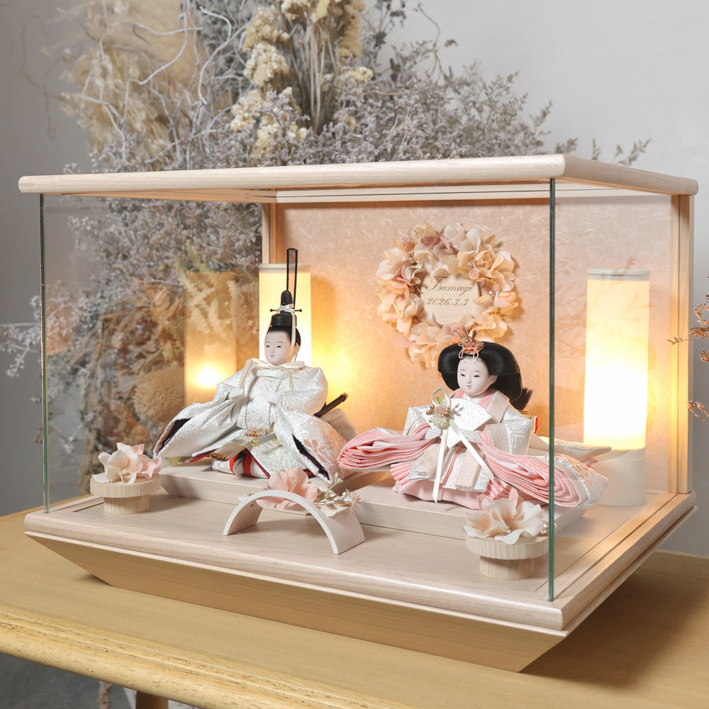 雛人形 kokokara(ここから) 桃音-mone-(もね) 花飾りひな人形(メーカー直送)