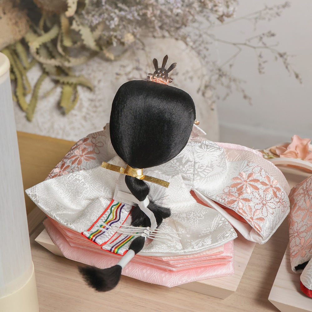 雛人形 kokokara(ここから) 桃音-mone-(もね) 花飾りひな人形(メーカー直送)