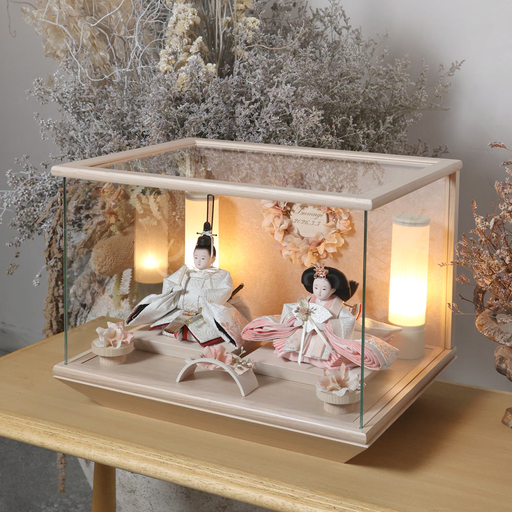 雛人形 kokokara(ここから) 桃音-mone-(もね) 花飾りひな人形(メーカー直送)