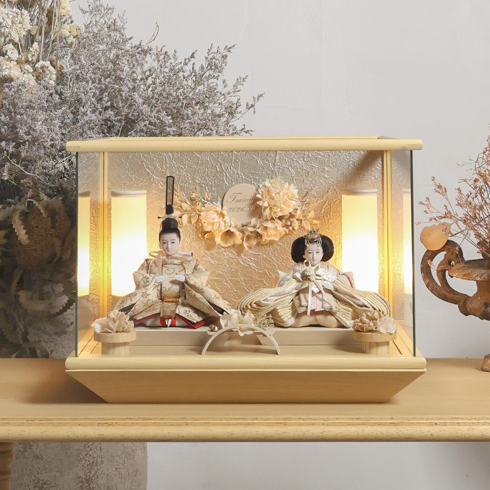 雛人形 kokokara(ここから)凛音-rinon-(りのん) 花飾りひな人形(メーカー直送)