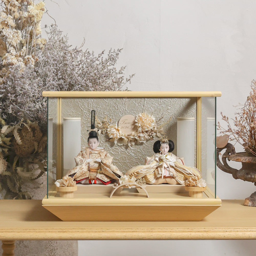 雛人形 kokokara(ここから)凛音-rinon-(りのん) 花飾りひな人形(メーカー直送)