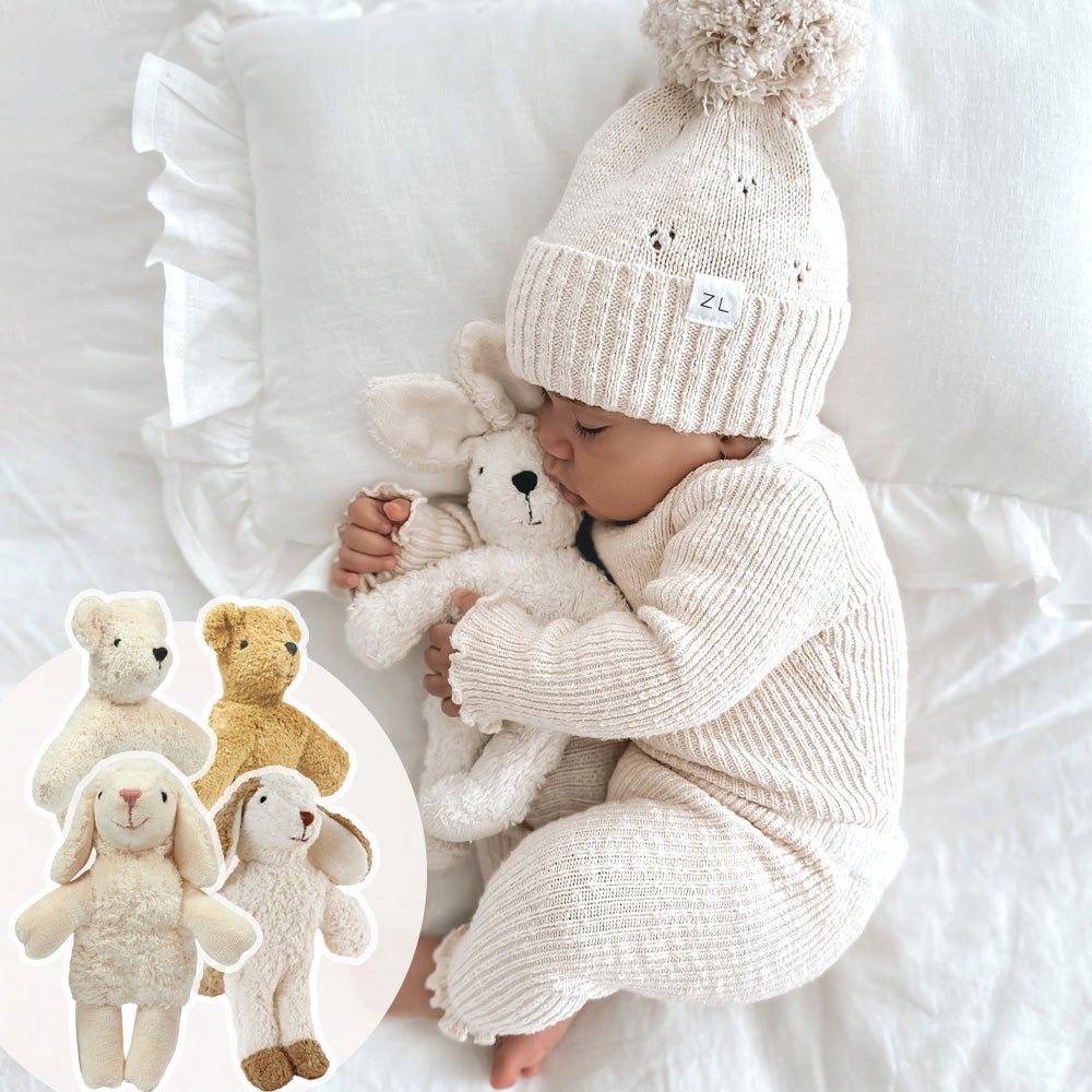 Senger Naturwelt ゼンガーぬいぐるみ ホワイト  Animal Baby Bear (White) ｜ SENGER Naturwelt ｜ ゼンガー ナチュ