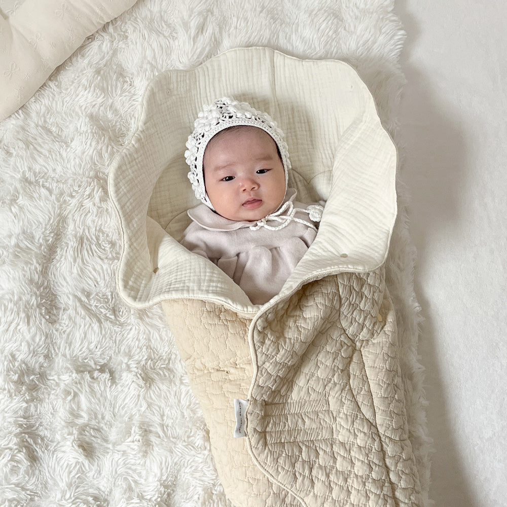 可麗寶寶 Crepe Bebe |可變成墊子的包巾 |NATURAL MAISON