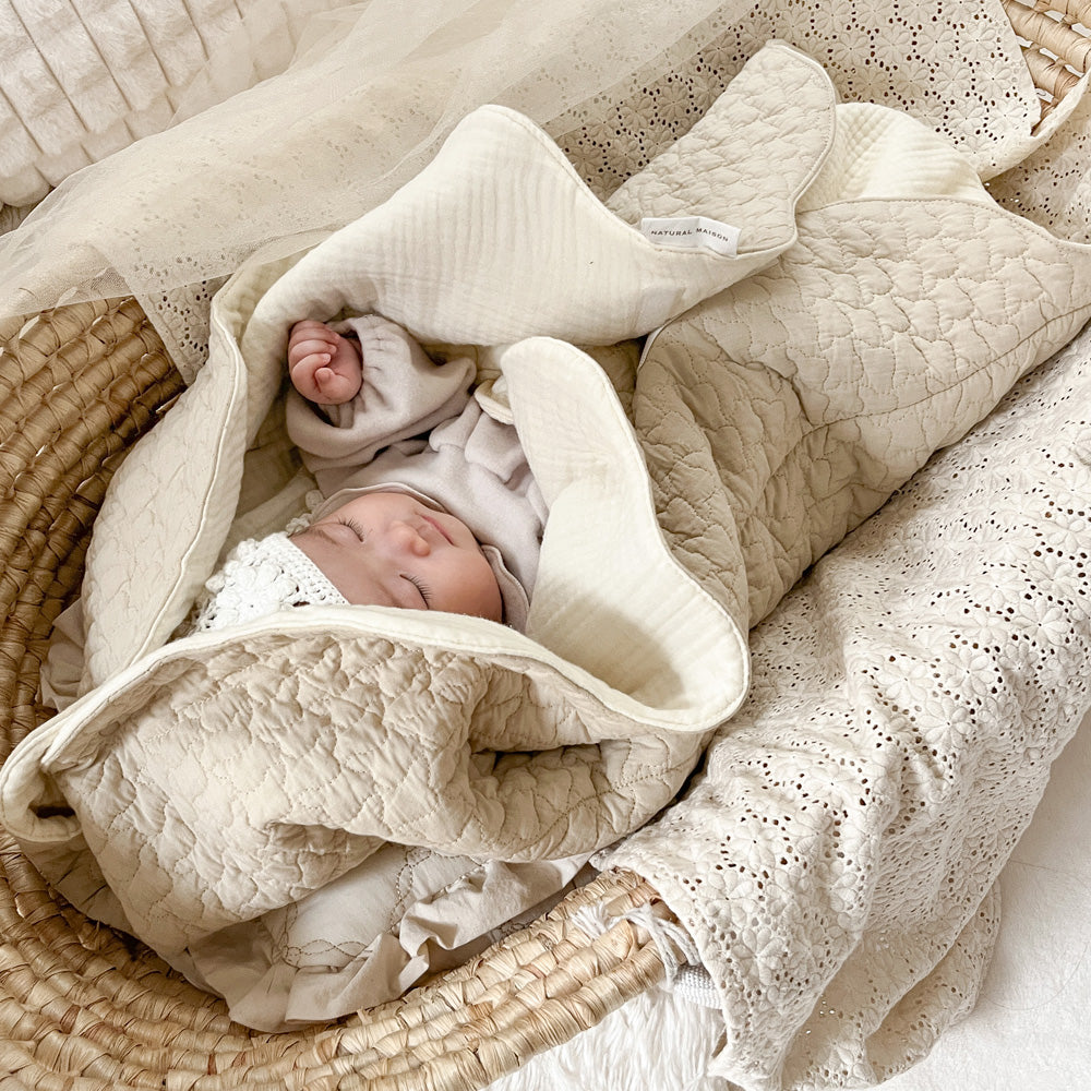 NATURAL MAISON(ナチュラルメゾン)|クレープベベ マットになるおくるみ