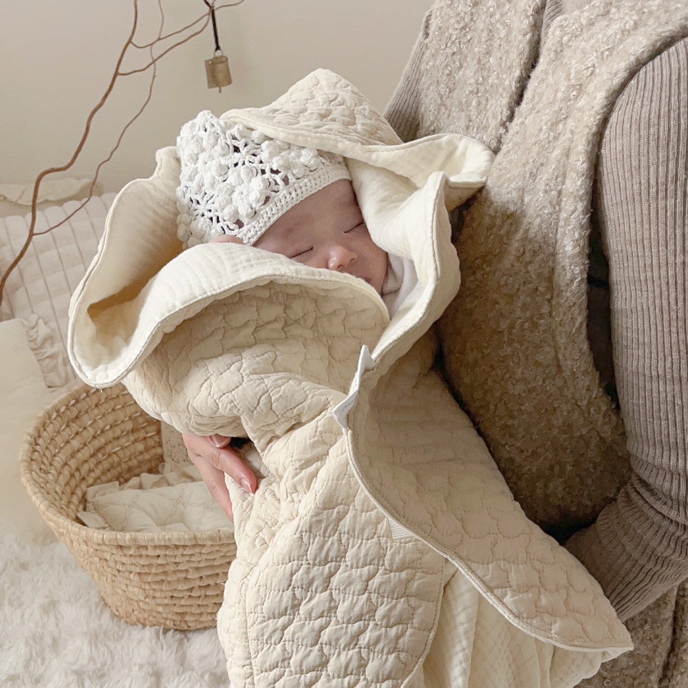 可麗寶寶 Crepe Bebe |可變成墊子的包巾 |NATURAL MAISON