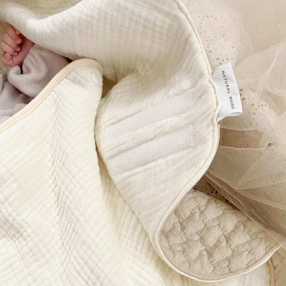 可麗寶寶 Crepe Bebe |可變成墊子的包巾 |NATURAL MAISON