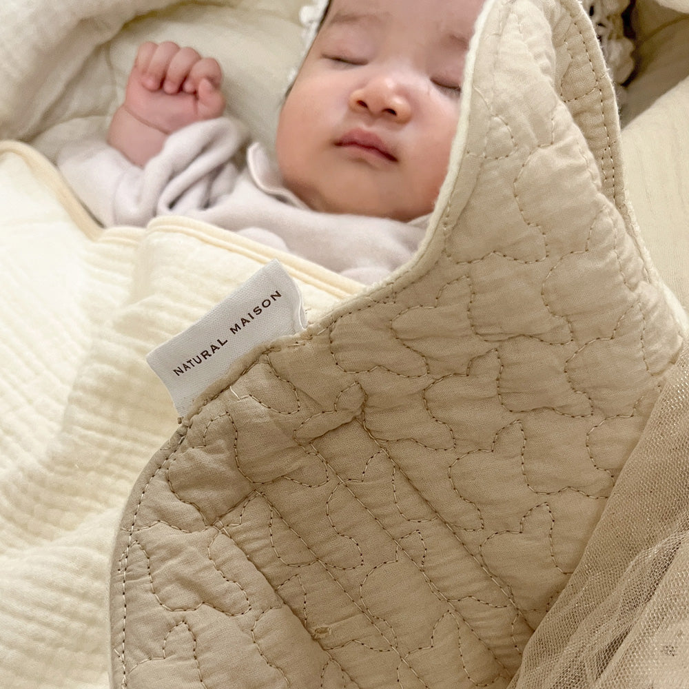 可麗寶寶 Crepe Bebe |可變成墊子的包巾 |NATURAL MAISON