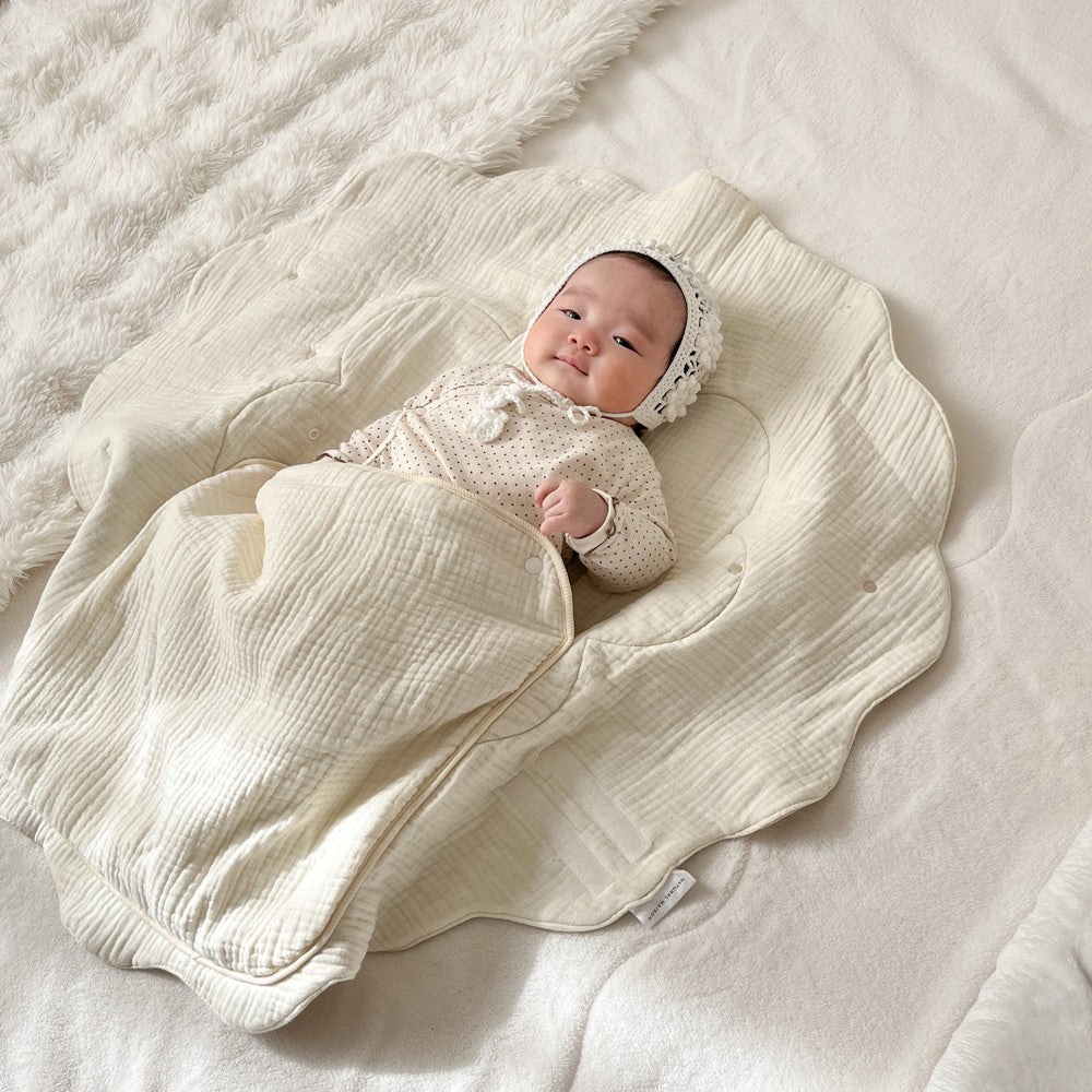 NATURAL MAISON(ナチュラルメゾン)|クレープベベ マットになるおくるみ