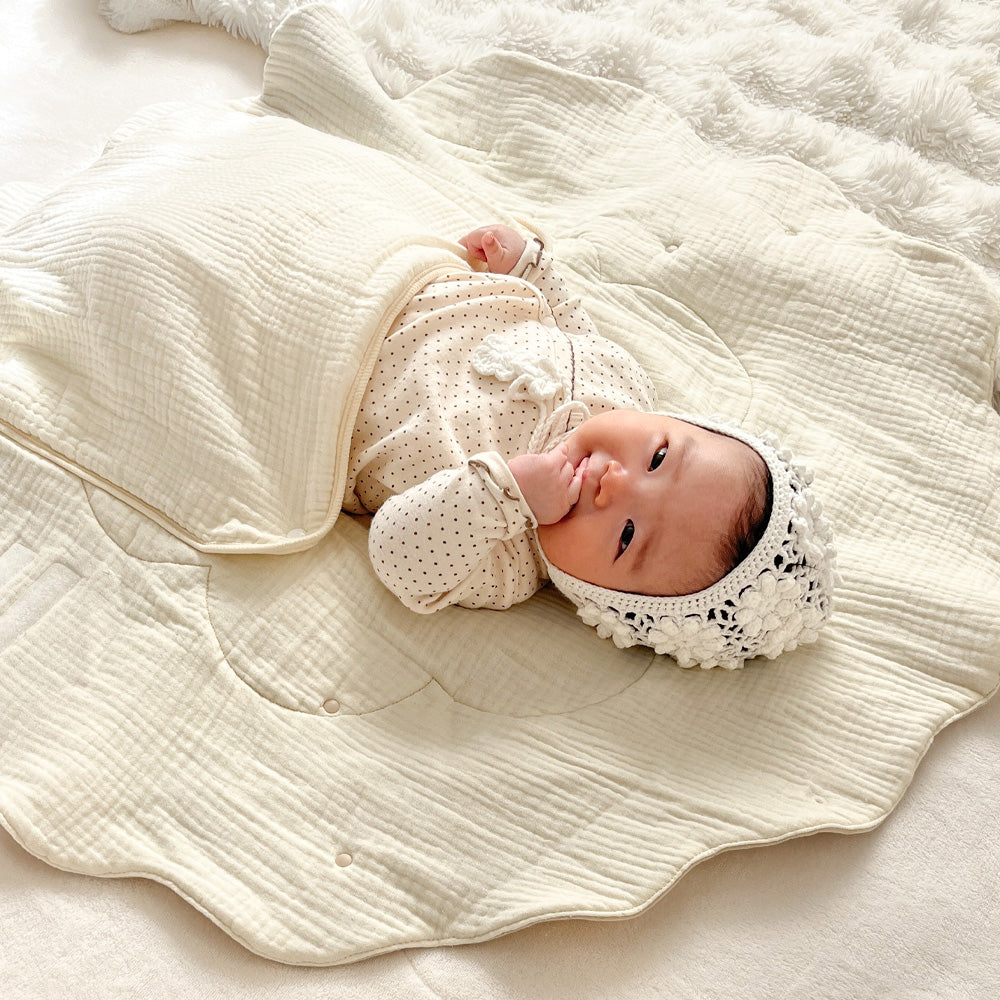 NATURAL MAISON(ナチュラルメゾン)|クレープベベ マットになるおくるみ