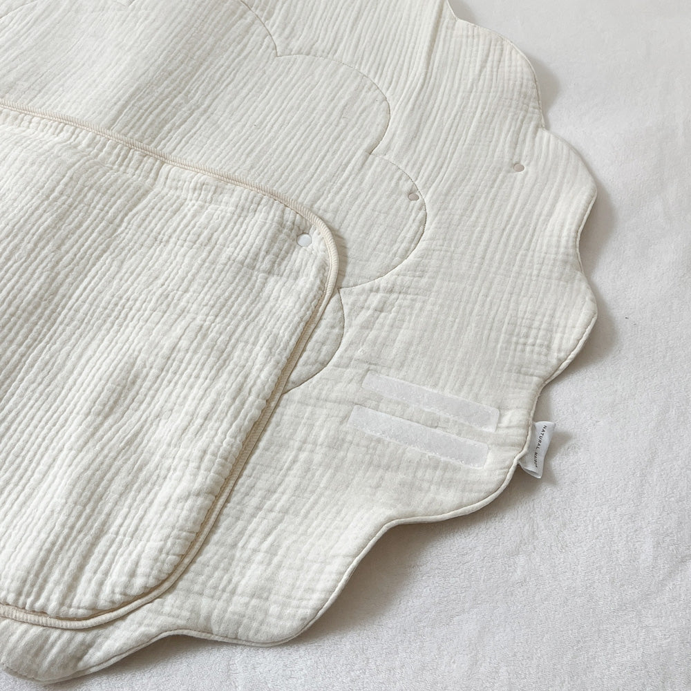 可麗寶寶 Crepe Bebe |可變成墊子的包巾 |NATURAL MAISON