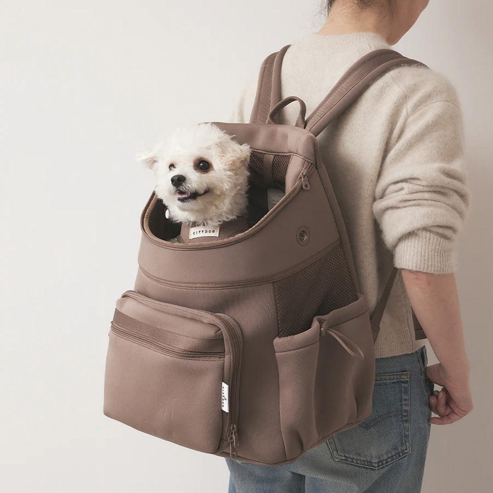 CITYDOG(シティドッグ)|上部メッシュ付き ネオプレーンバックパックキャリー