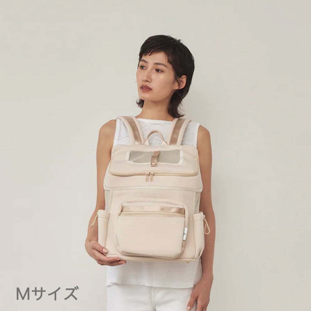 上部メッシュ付き ネオプレーンバックパックキャリー|CITYDOG