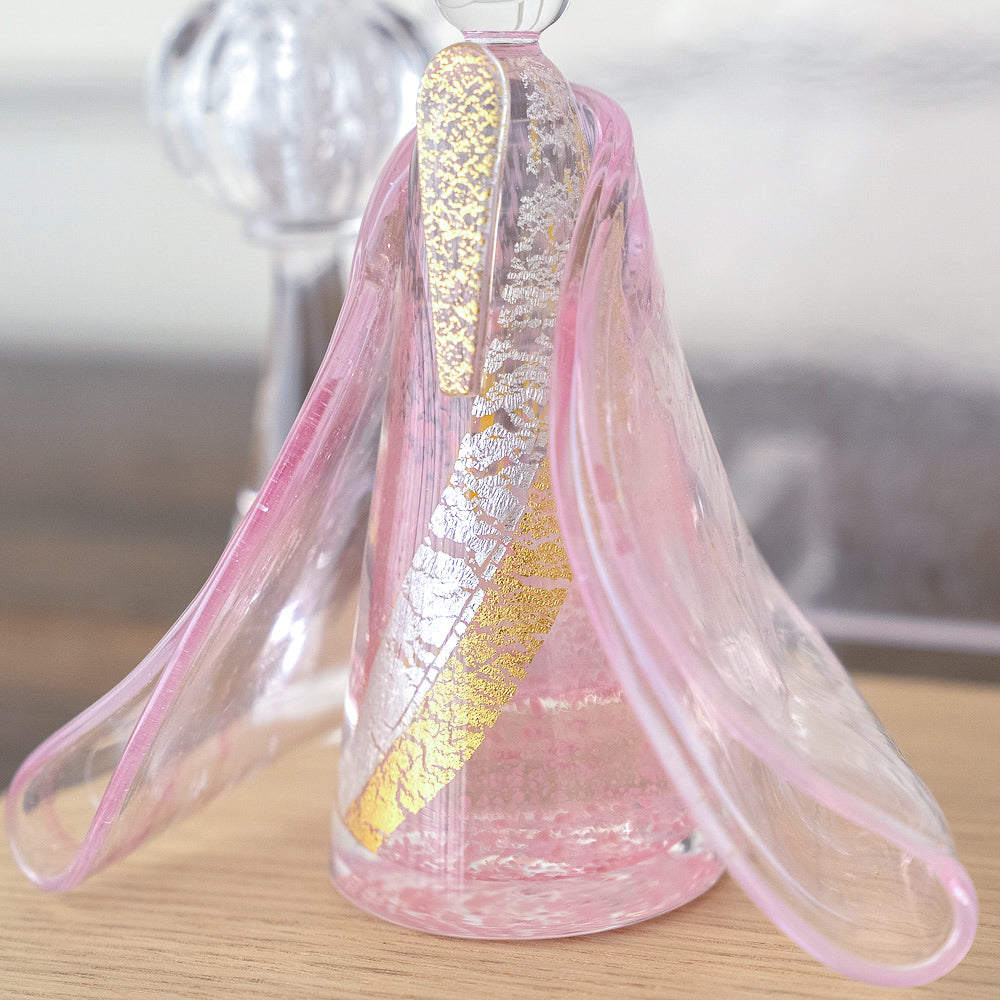雛人形 桃霞(ももがすみ) Glass studio MIGAKI ヴェネチアングラスの雛人形 当店限定