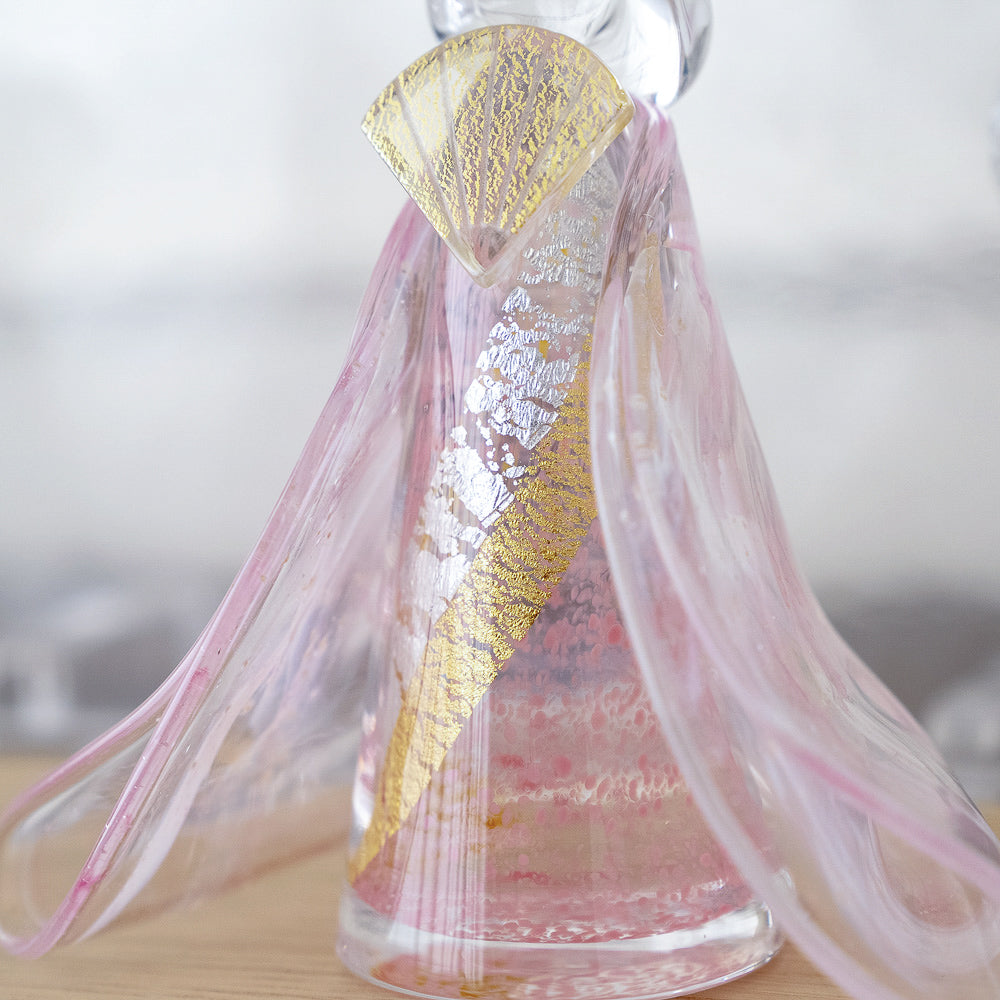 雛人形 桃霞(ももがすみ) Glass studio MIGAKI ヴェネチアングラスの雛人形 当店限定