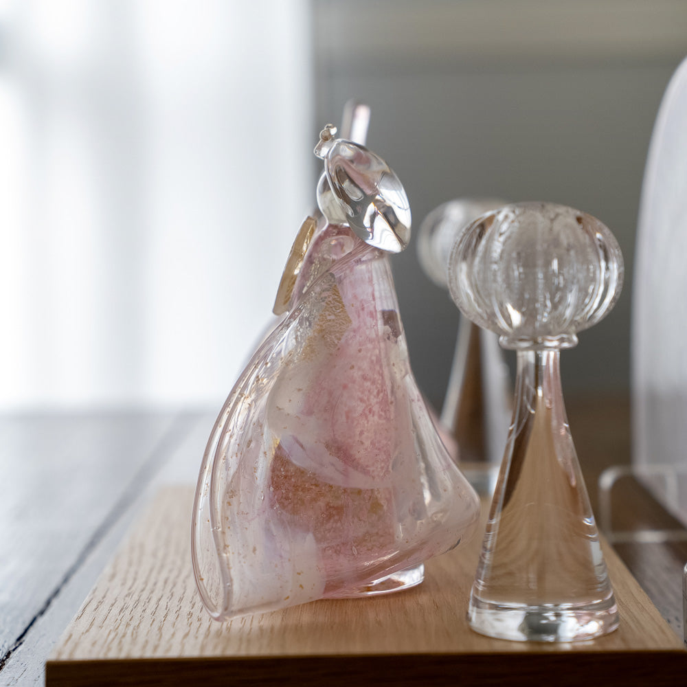 雛人形 桃霞(ももがすみ) Glass studio MIGAKI ヴェネチアングラスの雛人形 当店限定