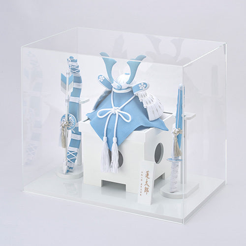 五月人形・兜飾り HAKI(ハキ) 葵宙 (あおい) 白粋