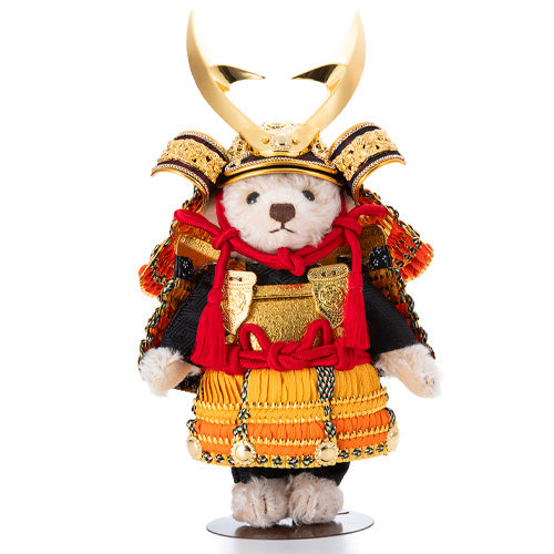 五月人形・兜飾り シュタイフ 日本限定 テディベア・サムライ Steiff