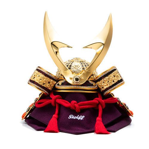 五月人形・兜飾り シュタイフ 日本限定 テディベア・サムライ Steiff