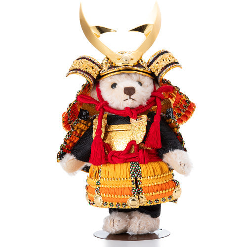 五月人形・兜飾り シュタイフ 日本限定 テディベア・サムライ Steiff