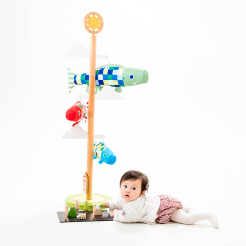 触って遊べるプーカのいえ☆端午の節句五月人形鯉のぼり室内飾り