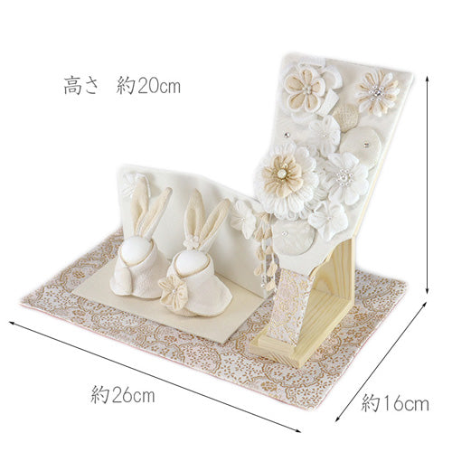 羽子板 HAKI(ハキ) 花雪 初正月飾り 白粋