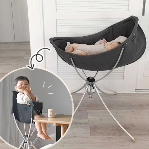 vaggaro(ヴァガロ)|持ち運びやすい折りたたみスリーウェイ ベビーチェア【 VERY掲載商品】【保証付き】