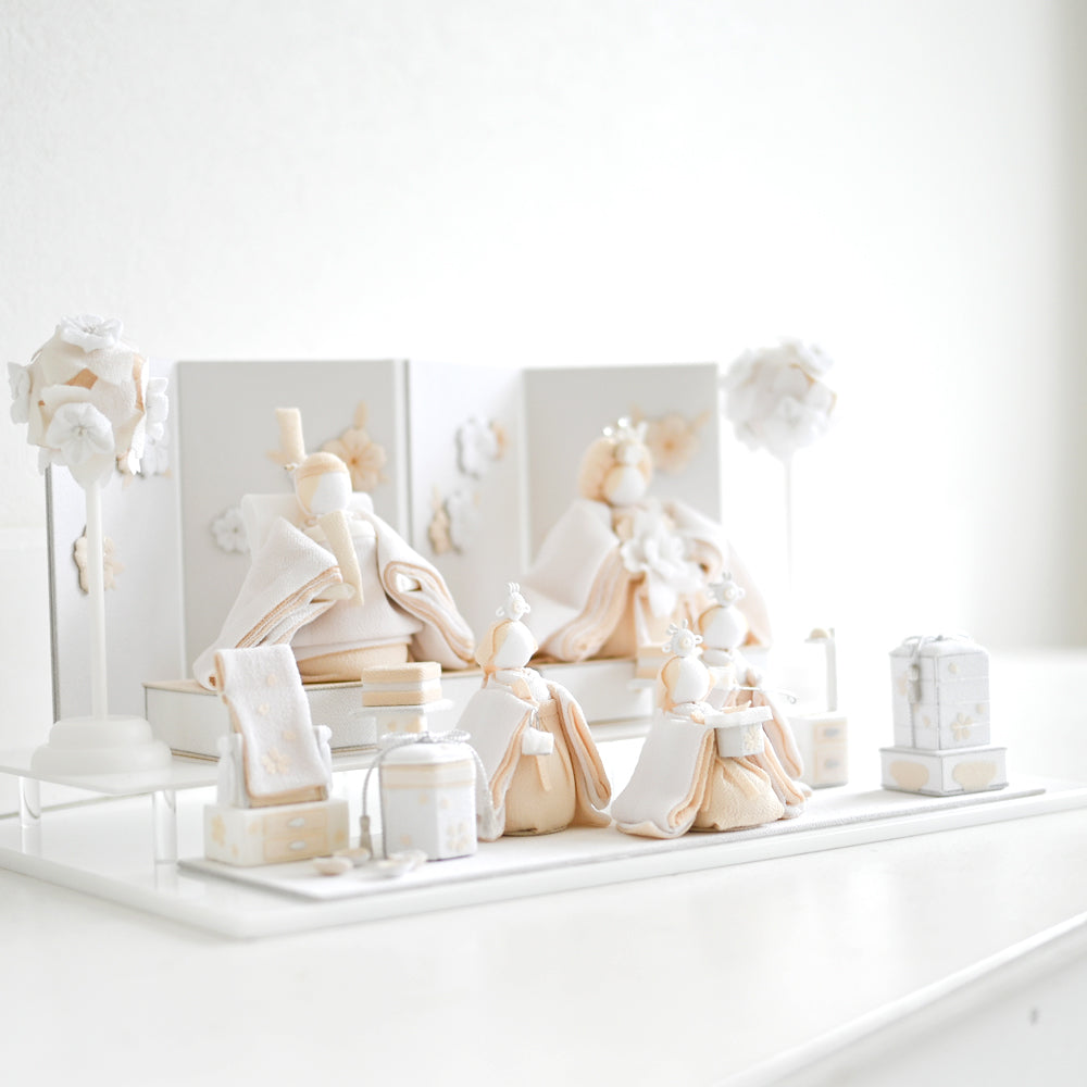 雛人形 HAKI(ハキ) 麗華(れいか) 雛揃 白粋