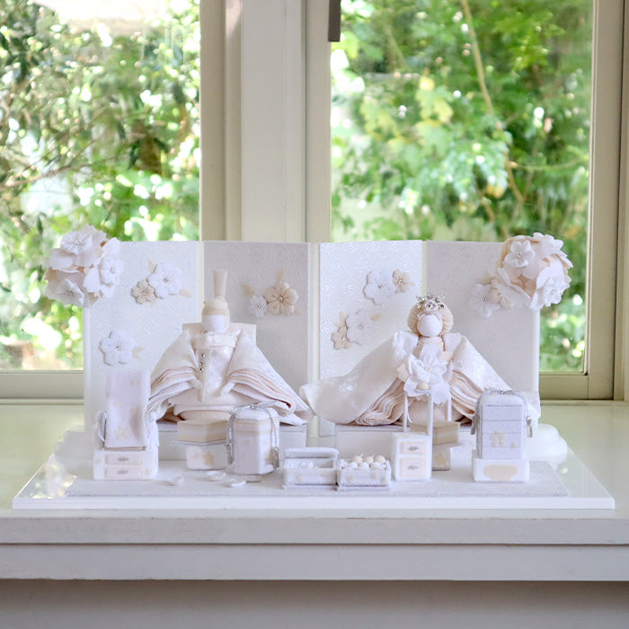 雛人形 HAKI(ハキ) 麗華(れいか) 雛揃 白粋