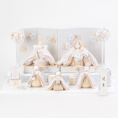 雛人形 HAKI(ハキ) 麗華(れいか) 雛揃 白粋