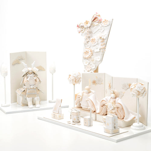 雛人形 HAKI(ハキ) 麗華(れいか) 雛揃 白粋