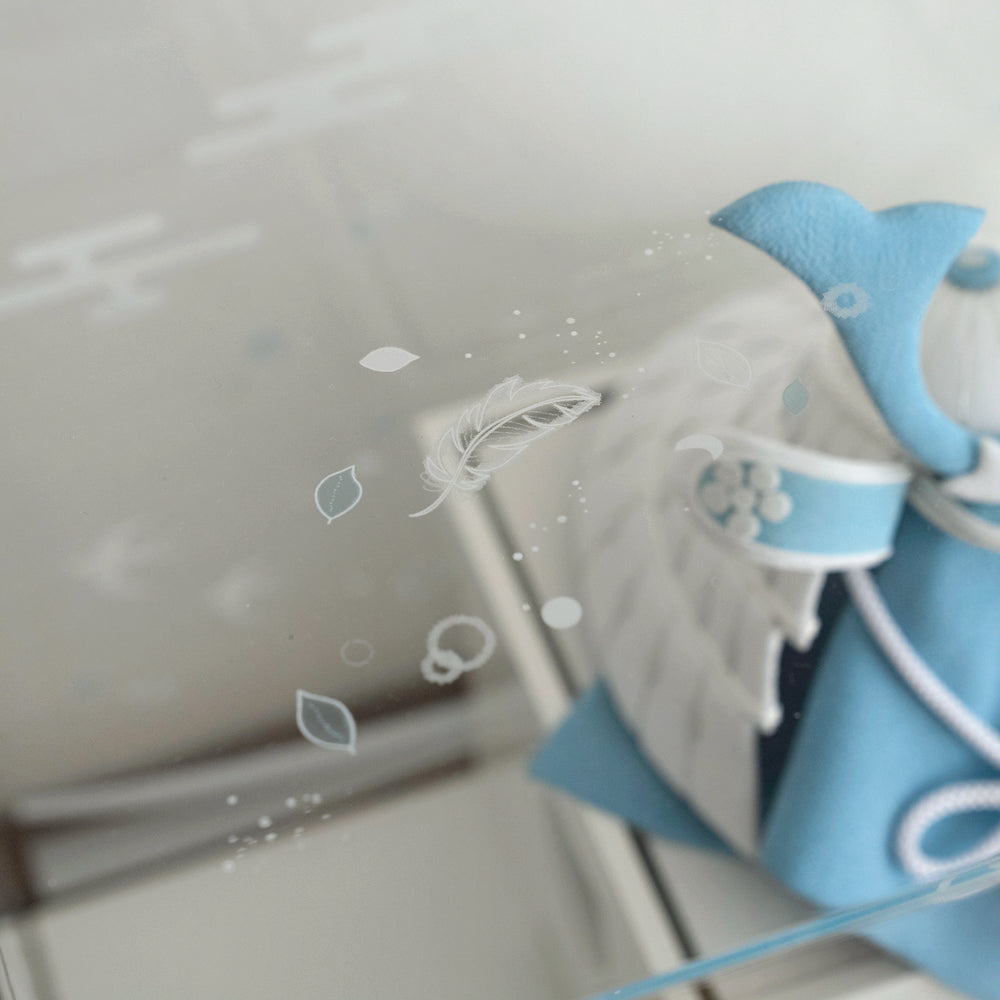 五月人形・兜飾り HAKI(ハキ) 葵宙 (あおい) 白粋