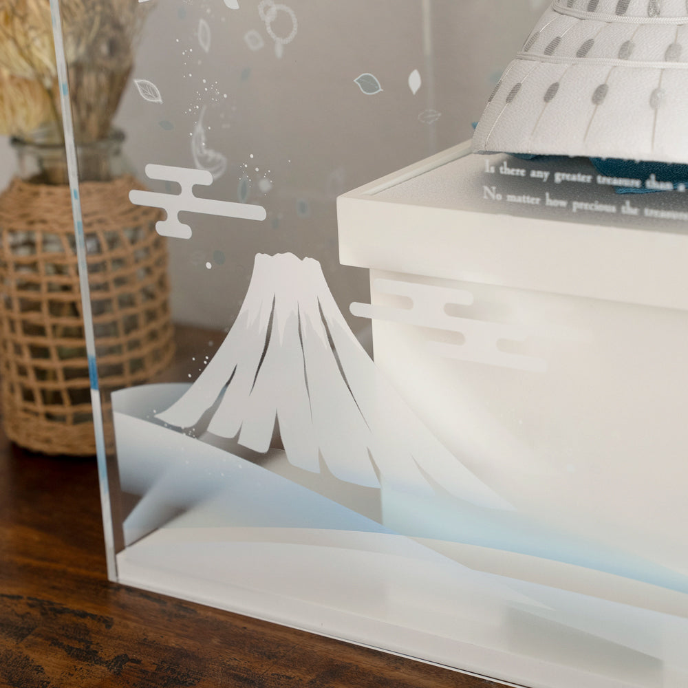 五月人形・兜飾り HAKI(ハキ) 葵宙 (あおい) 白粋