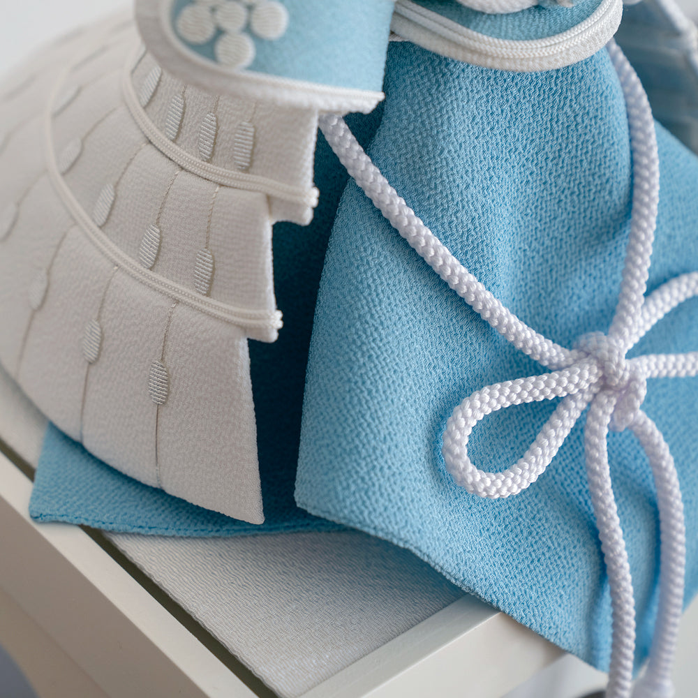 五月人形・兜飾り HAKI(ハキ) 葵宙 (あおい) 白粋