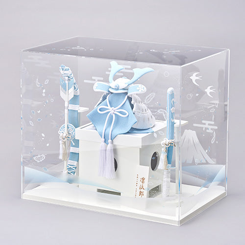 五月人形・兜飾り HAKI(ハキ) 葵宙 (あおい) 白粋