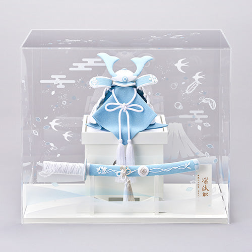 五月人形・兜飾り HAKI(ハキ) 葵宙 (あおい) 白粋