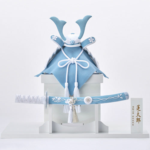 五月人形・兜飾り HAKI(ハキ) 葵宙 (あおい) 白粋