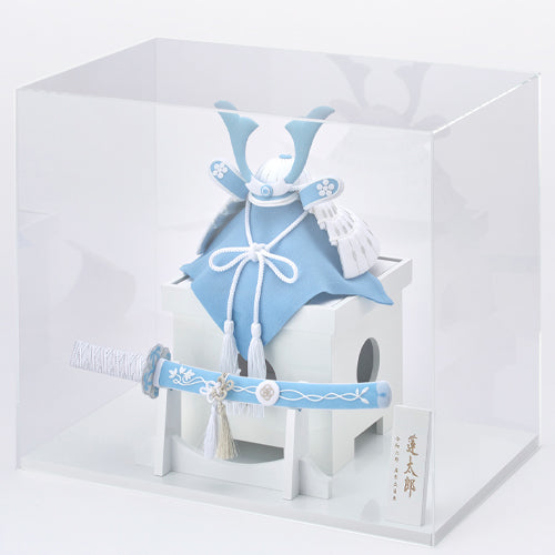 五月人形・兜飾り HAKI(ハキ) 葵宙 (あおい) 白粋