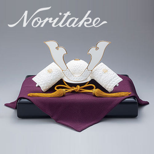 五月人形・兜飾り ノリタケ ボーンチャイナ製 Noritake 名入れベア特典付き