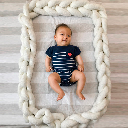 Cantona Tokyo(カントナトーキョー)|Cloudy ハンドニットブランケット・ベビーガード